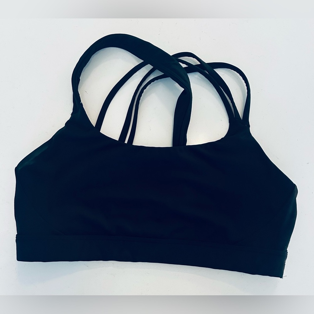 Athleta Black train free sports bra